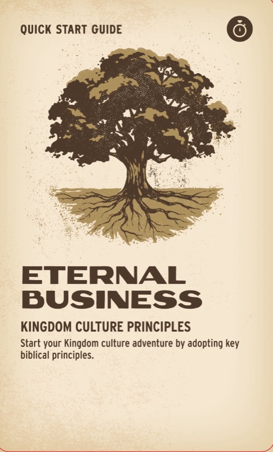 Printed front of Eternal Business