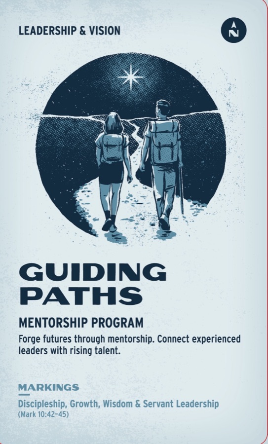 Printed front of Guiding Paths