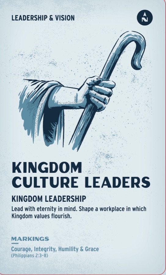 Printed front of Kingdom Culture Leaders