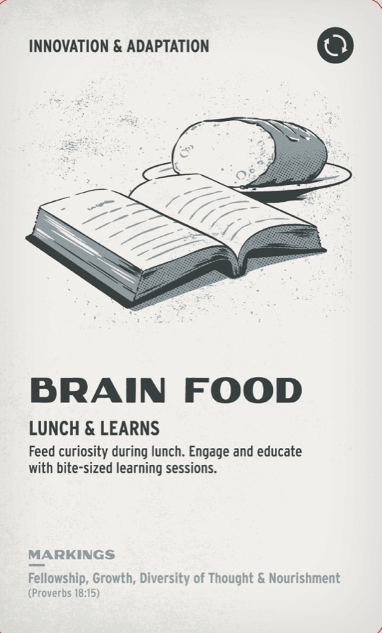 Printed front of Brain Food