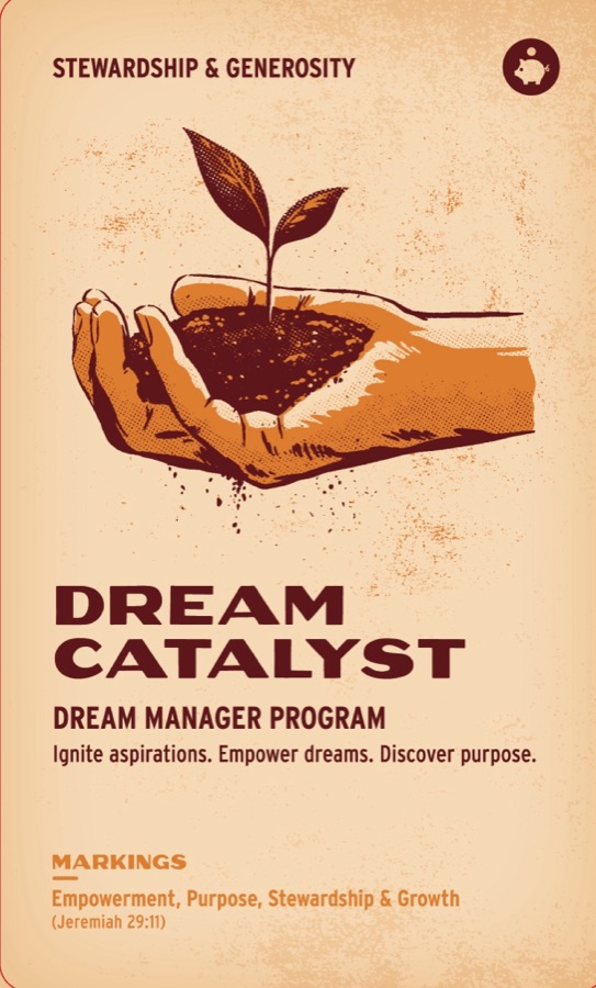 Printed front of Dream Catalyst