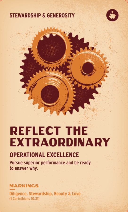 Printed front of Reflect the Extraordinary