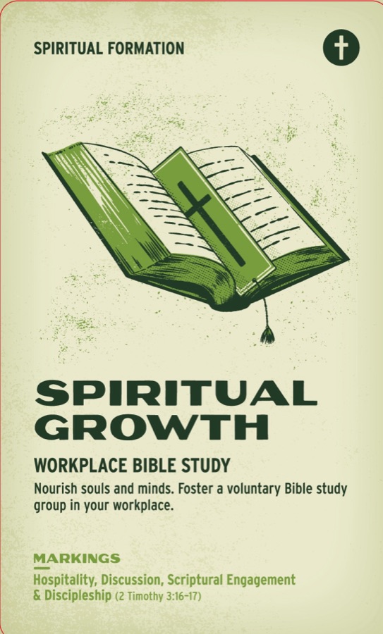 Printed front of Spiritual Growth